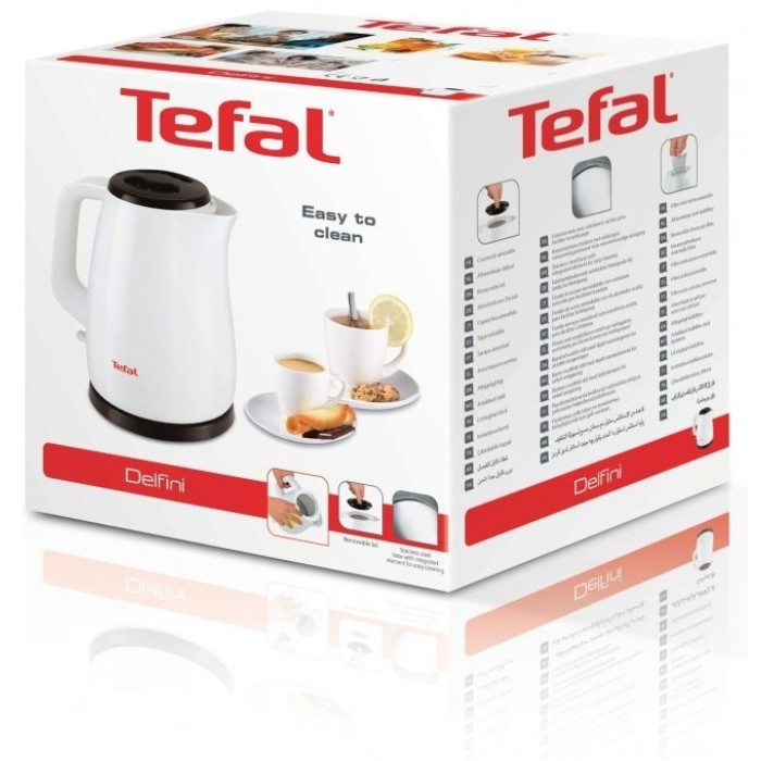 Электрочайник Tefal Delfini plus KO150130 белый