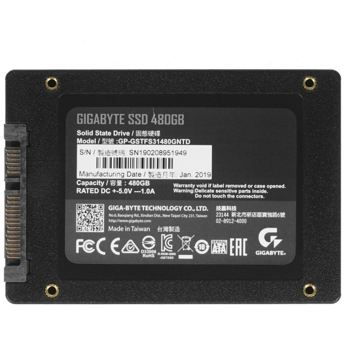 SSD GIGABYTE GP-GSTFS31480GNTD 480 Гб