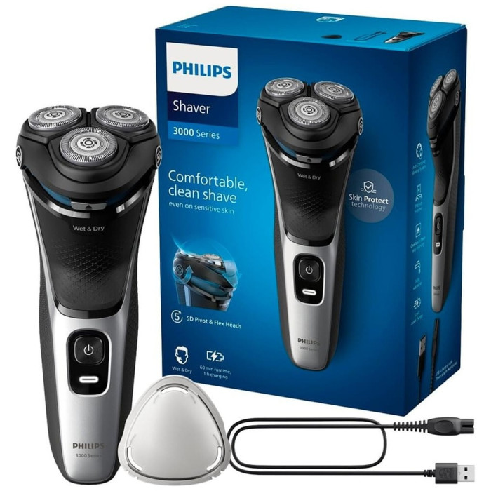 Электробритва Philips Серии 3000 S3143/00 для влажного и сухого бритья