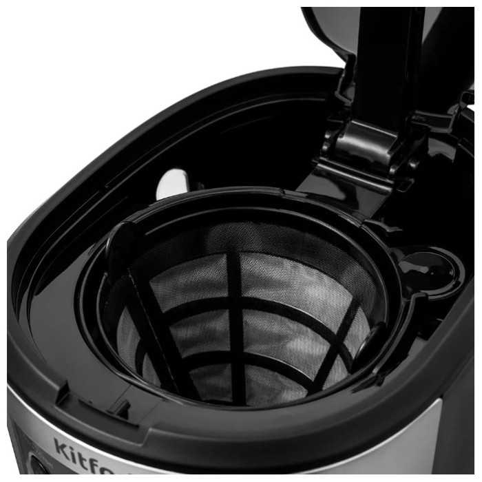 Кофеварка Kitfort KT-738 черный, серый