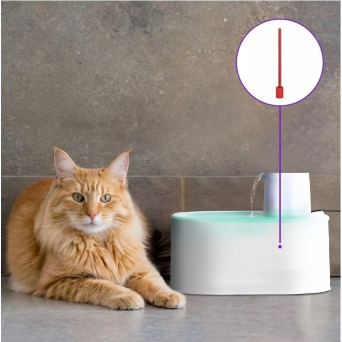 Автопоилка Kitfort КТ-6365 6000 мл белый, голубой