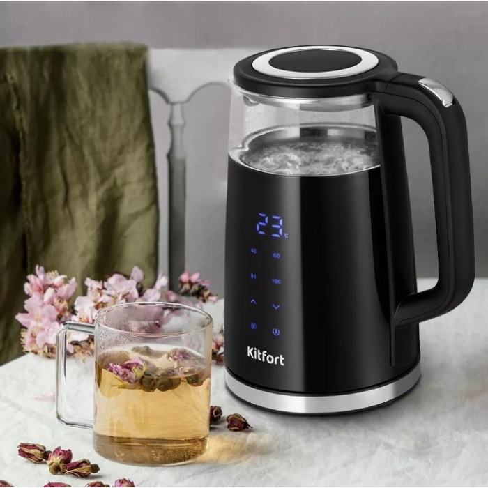 Электрочайник Kitfort КТ-6611 черный