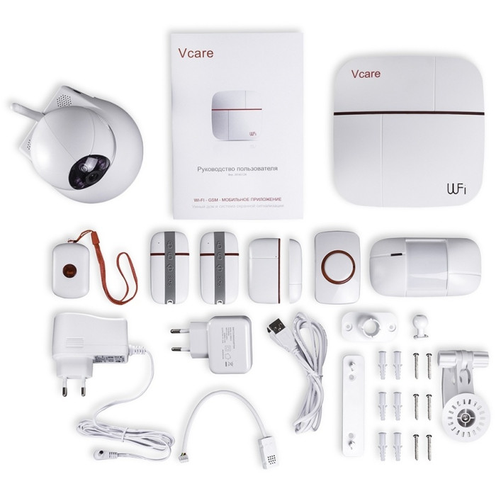 Комплект видеонаблюдения Patrol Hawk B V-care 1280x720