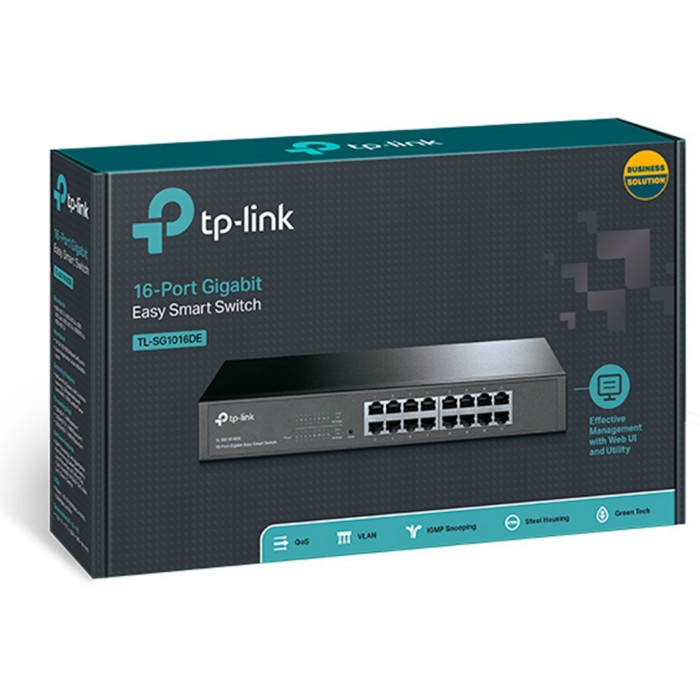 Tp-Link TL-SG1016DE черный