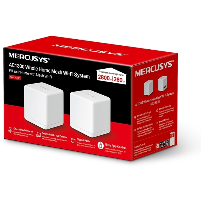 Wi-Fi роутер Mercusys Halo H30G