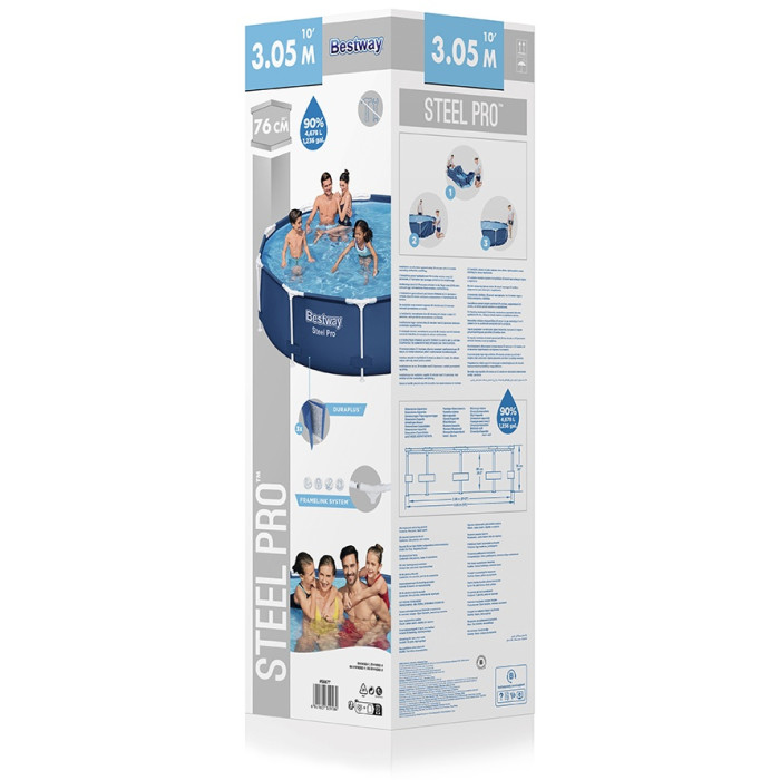 Бассейн каркасный Bestway Steel Pro 56677