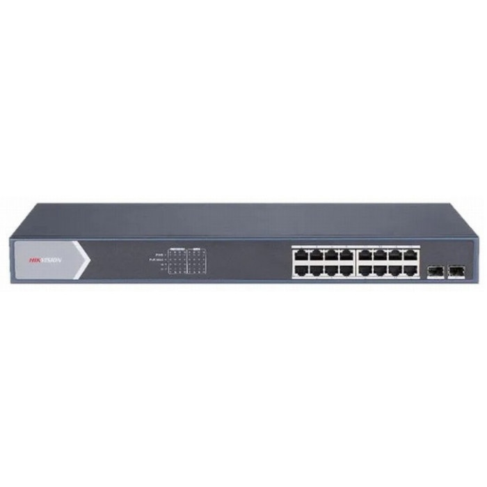 Hikvision DS-3E1518P-SI Коммутатор 16-портовый PoE, управление через Hik-Partner Pro