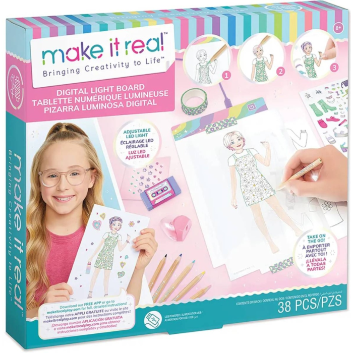 Набор для творчества Make It Real Digital Light Board