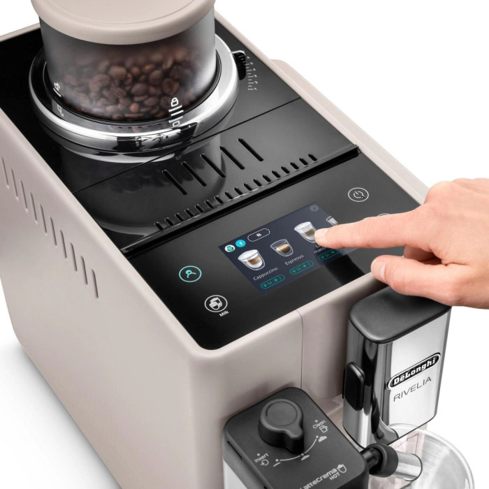 Кофемашина Delonghi Rivelia Perfetto EXAM440.55.BG бежевый