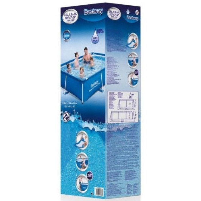 Бассейн каркасный Bestway Steel Pro 56403, 259x170x61 см