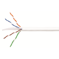 Cable NETCONNECT U/UTP Cat.6 24AWG solid, LSZH Dca, PB 305m, white