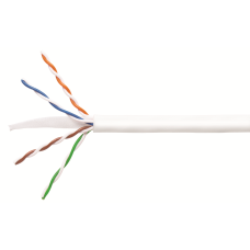 Cable NETCONNECT U/UTP Cat.6 24AWG solid, LSZH Dca, PB 305m, white