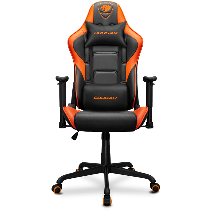 Игровое кресло COUGAR Armor Elite, черный, оранжевый