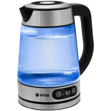 Электрочайник Vitek VT-8825 серебристый, черный
