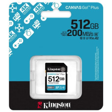 Kingston Secure Digital XC Canvas Go! Plus SDG4/512GB 512 Гб