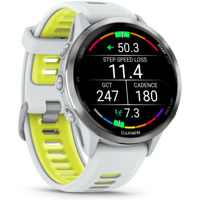 Garmin Forerunner 970 47 мм белый-зеленый