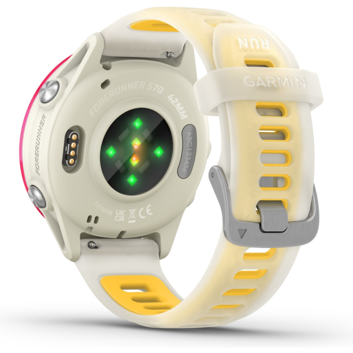 Garmin Forerunner 570 42 мм белый-желтый