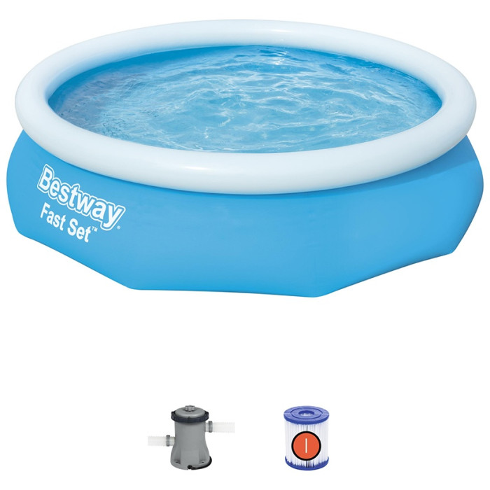 Бассейн надувной Bestway 57270, 305x305x76 см