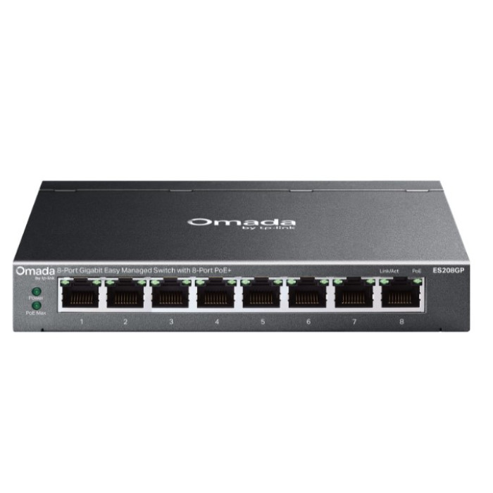 Коммутатор TP-Link/ES208GP/8 port/10/100/1000