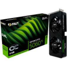 PALIT GeForce RTX 5060 Ti Dual OC 8GB GDDR7 128 bit, 1x HDMI 2.1b, 3x DP 2.1b, 2 Fan, 1x 8-pin pwr connector, 600W, 262.1 x 126.3 x 40.1 mm, NE7506TT19P1-GB2062D<br>