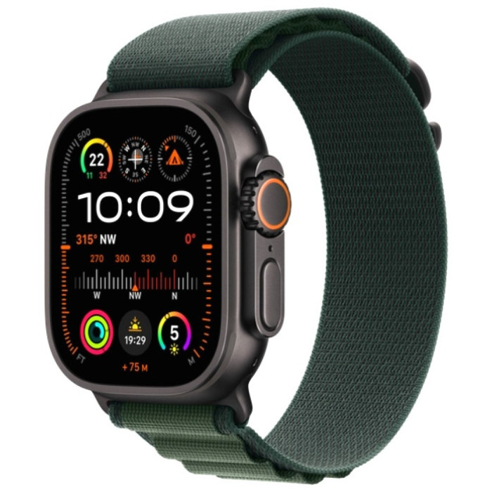 Apple Watch Ultra 2 2024 GPS + Cellular S 49 мм черный-зеленый