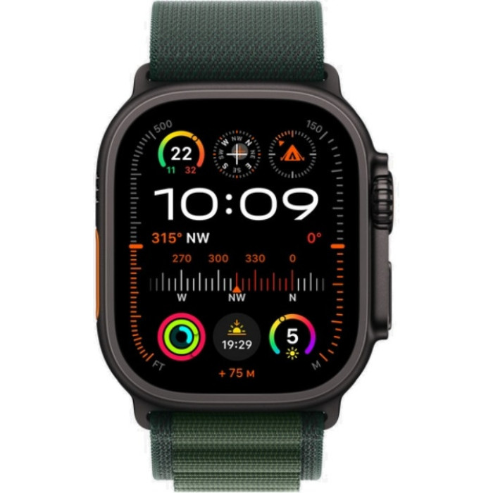 Apple Watch Ultra 2 2024 GPS + Cellular S 49 мм черный-зеленый
