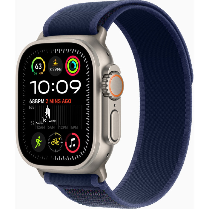 Apple Watch Ultra 2 2024 GPS + Cellular S/M 49 мм серебристый-синий