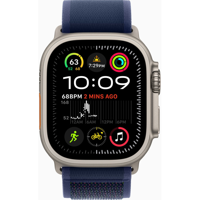 Apple Watch Ultra 2 2024 GPS + Cellular S/M 49 мм серебристый-синий