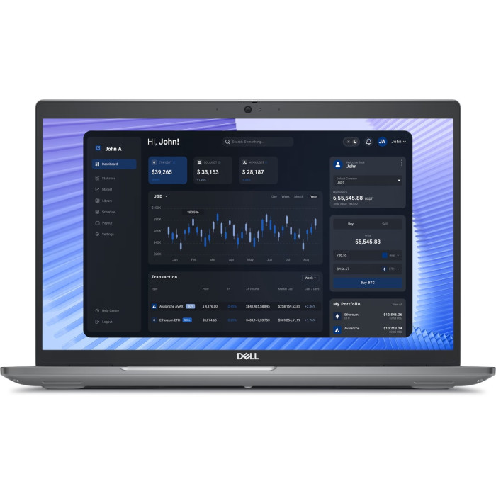 Мобильная рабочая станция Dell/Precision 3590/3г/Core Ultra 5/135H/1,7 GHz/16 Gb/M.2 PCIe SSD/512 Gb/No ODD/Graphics/Integrated/15,6 ''/1920x1080/Wind