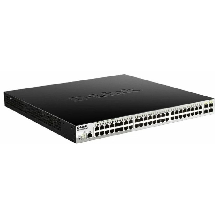 D-link DGS-1210-52P/ME/B1A черный