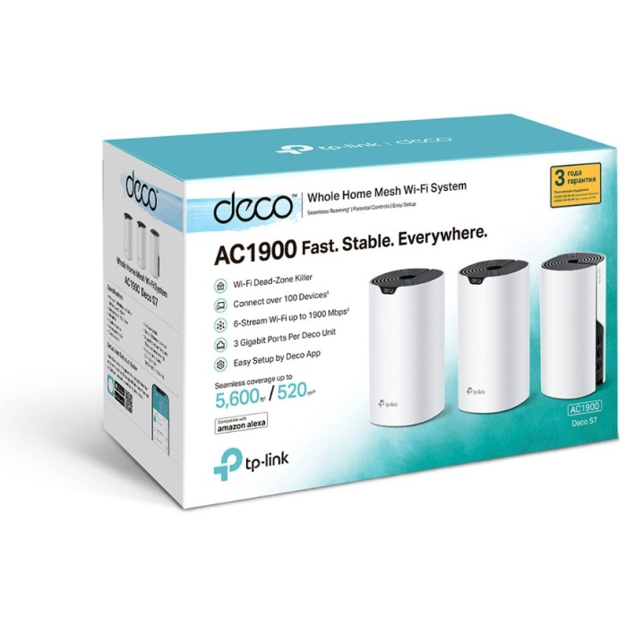 Wi-Fi роутер TP-LINK Deco S7 3-pack