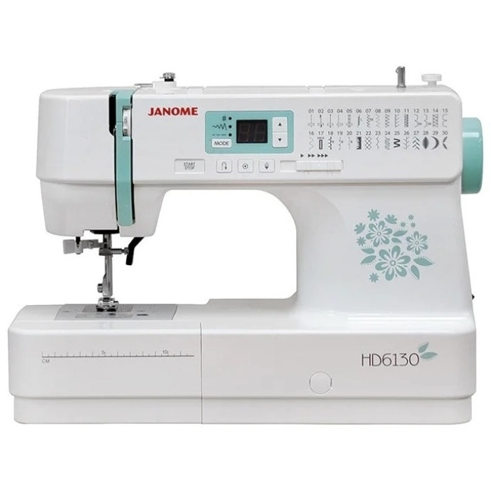 Janome HD 6130 белый, зеленый