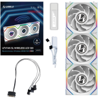 Вентилятор LIAN LI UNI FAN SL WIRELESS LCD 120 Reverse Blade 12RSLLCD1W3W