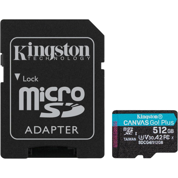 Kingston microSD Class 10 U3 SDCG4/512GB 512 Гб