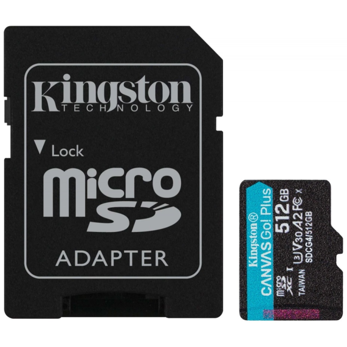 Карта памяти Kingston SDCG4/512GB Canvas Go Plus A2 U3 V30 512GB<br>78966