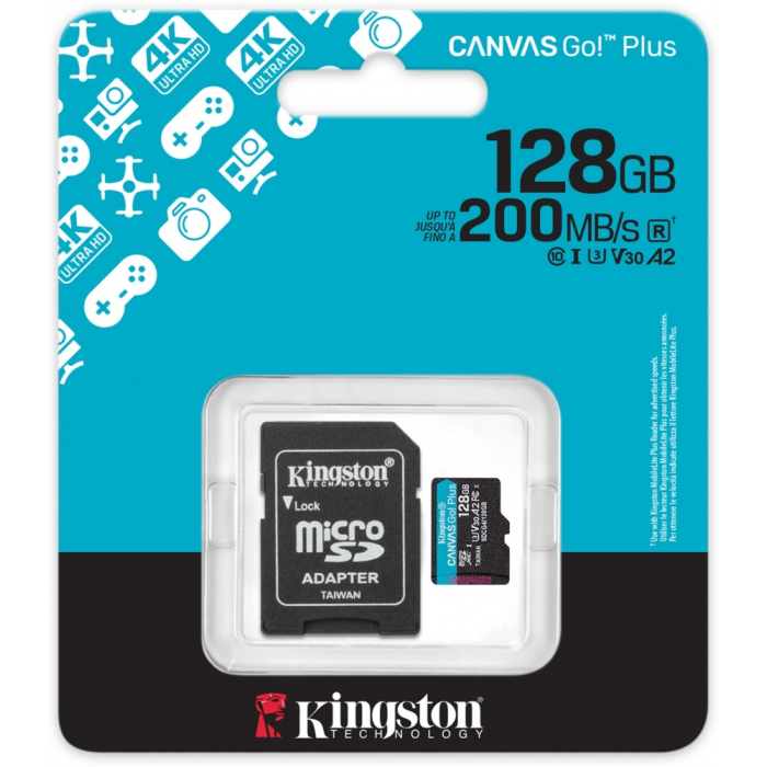 Kingston microSDXC Canvas Go! Plus (SDCG4/128GB) 128 Гб