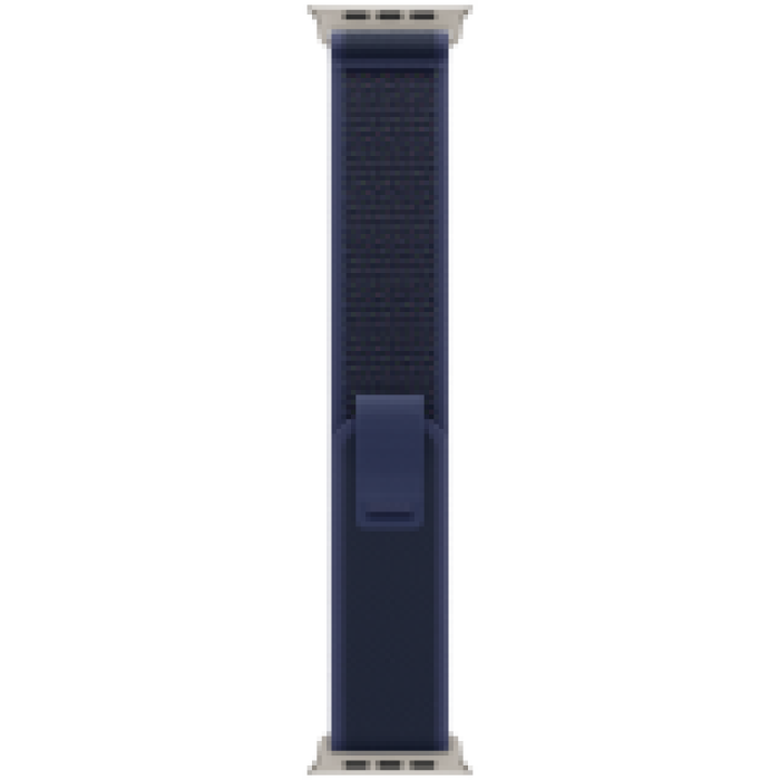 49mm Blue Trail Loop - S/M - Natural Titanium Finish<br>