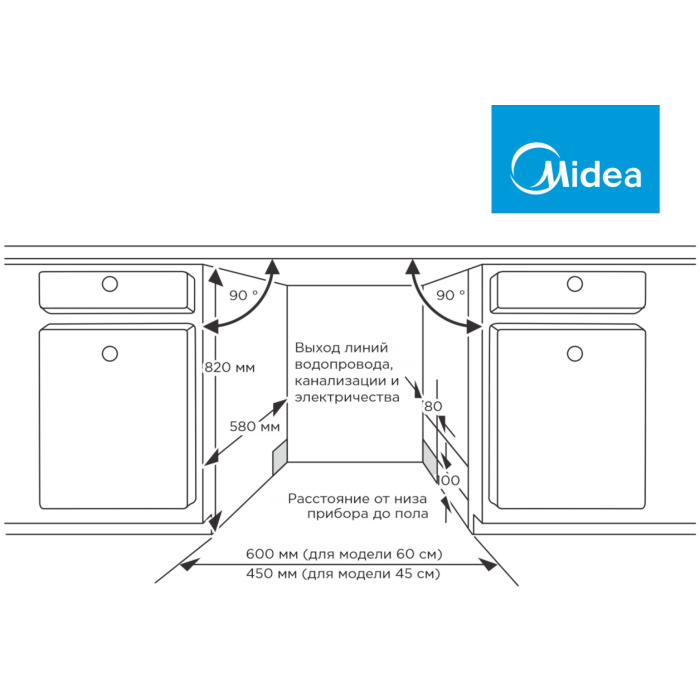 Midea MID60S350i-C серый