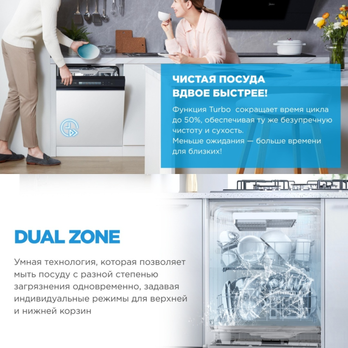 Midea MFD60S350Si-C серый