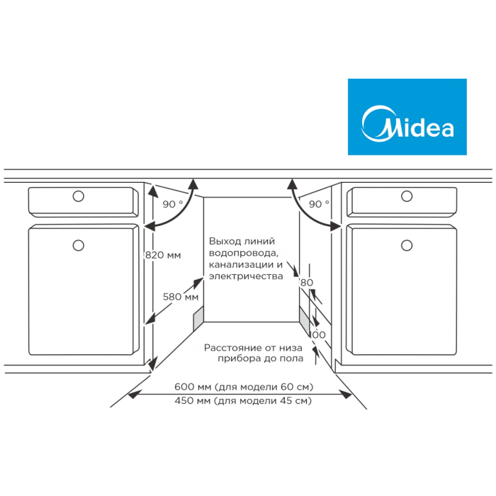 Midea MID60S160i-C серый