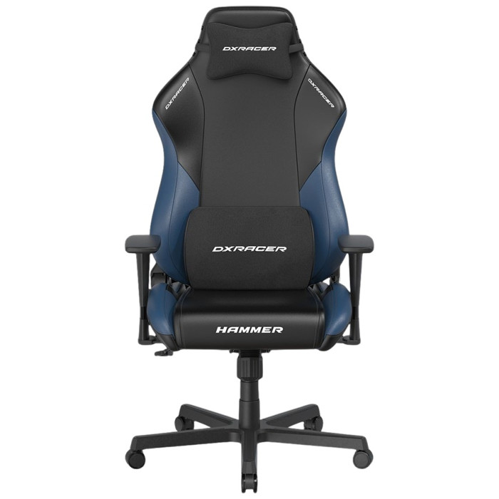 Игровое кресло DXRacer GC/LHE23LTALTC/NI, черный, темно-синий
