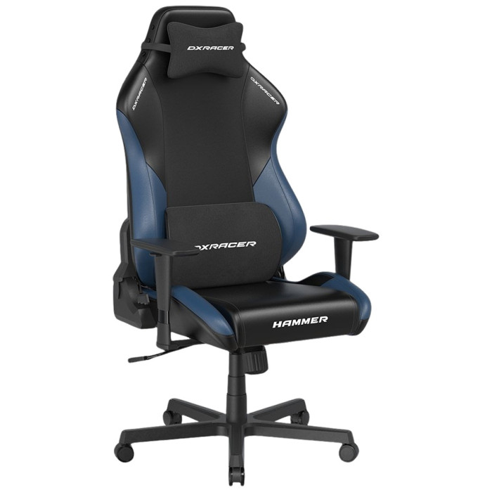 Игровое кресло DXRacer GC/LHE23LTALTC/NI, черный, темно-синий