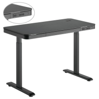 Стол компьютерный Eco Estelar Gravity,118х60x120 см, черный