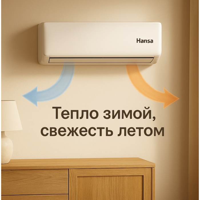 Hansa ACI-24W55 белый + монтажный комплект