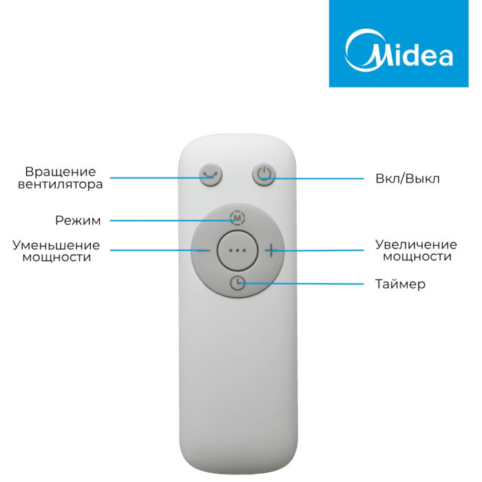 Midea FS4070D черный, стальной