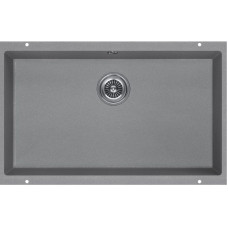KuchenStern UNDER 80 Ku-Granit титан 103TN10 (KS-800119) подстольная 73х46х19 см, искусственный гранит, тон титан