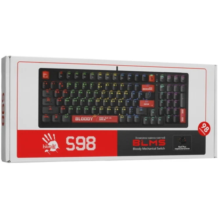 A4Tech Bloody S98 Sports (S98 SPORTS RED) черный
