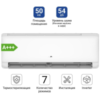 AUX ASW-H18A4/QGR1DI + монтажный комплект белый