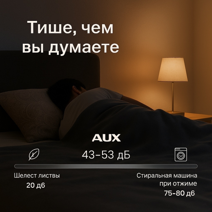 AUX ASW-H12A4/QGR1DI белый + монтажный комплект