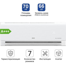 AUX ASW-H24A4/CAR3DI белый + монтажный комплект
